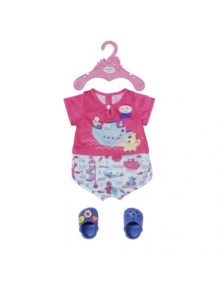 BABY born - Pijama baie si papucei 43 cm,ZF830628