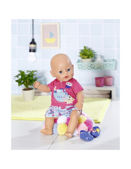 BABY born - Pijama baie si papucei 43 cm,ZF830628