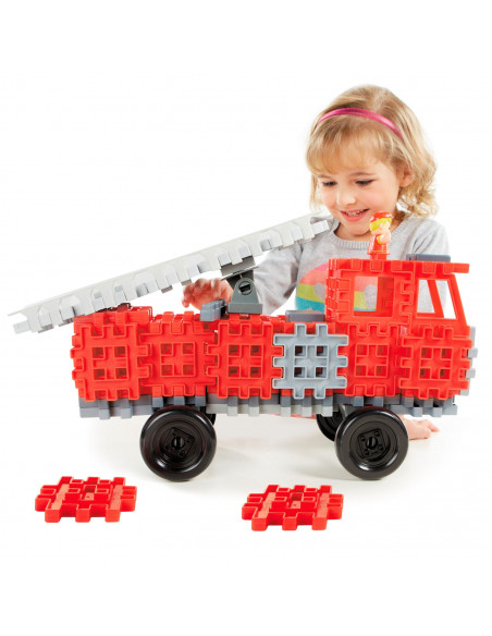 Blocuri De Constructie - Masina De Pompieri,LT64448