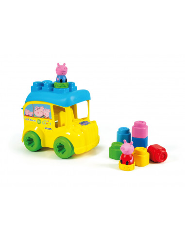 Soft Clemmy-Autobuz Peppa Cu Cuburi,CL17248