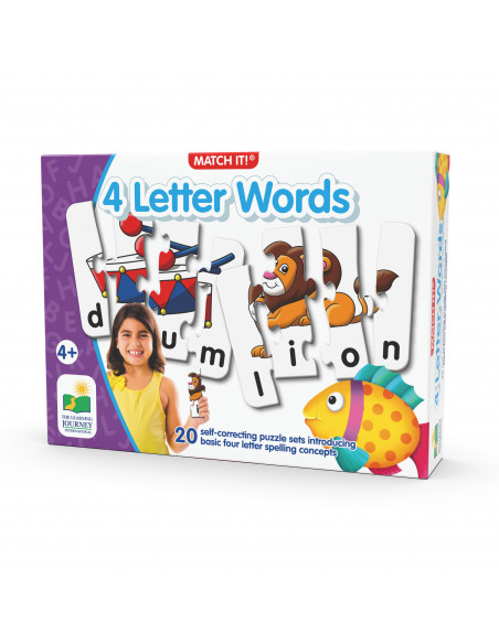 PUZZLE POTRIVESTE CUVINTELE DIN 4 LITERE - ENG,TLJ117354