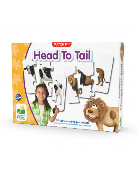 PUZZLE POTRIVESTE CORPUL ANIMALELOR,TLJ345726