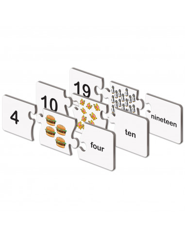 PUZZLE POTRIVESTE NUMERELE - ENG,TLJ648933