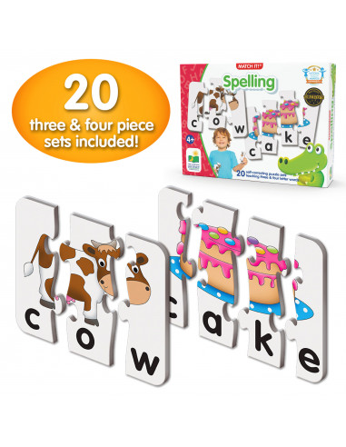 PUZZLE POTRIVESTE LITERELE SI PRONUNTA CUVINTELE - ENG,TLJ650028
