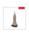 PUZZLE 3D+BROSURA-EMPIRE STATE BUILDING 66 PIESE,CUDS0977h