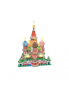 PUZZLE 3D LED CATEDRALA ST. BASIL 224 PIESE,CUL519h 2
