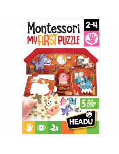 MONTESSORI PRIMUL MEU PUZZLE - FERMA,HE20140 2