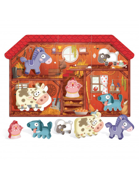MONTESSORI PRIMUL MEU PUZZLE - FERMA,HE20140