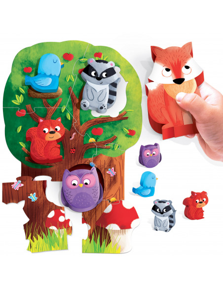 MONTESSORI PRIMUL MEU PUZZLE - PADUREA,HE20133
