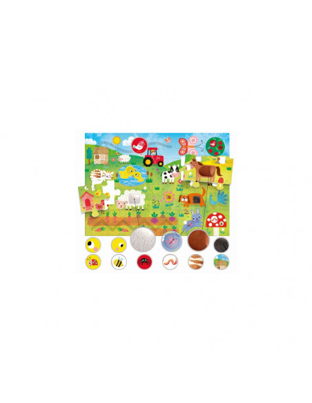 MONTESSORI PUZZLE TACTIL,HE23592