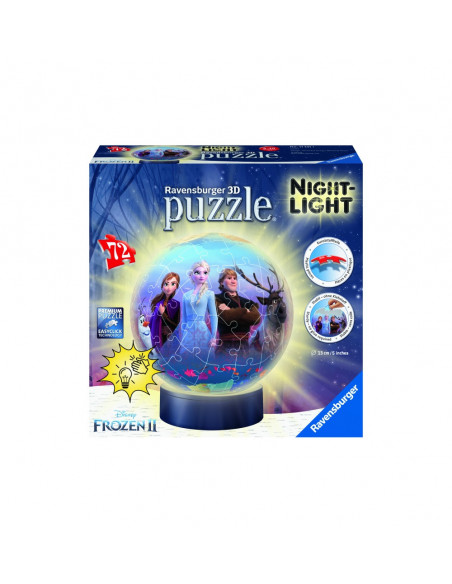 PUZZLE 3D LUMINOS FROZEN II, 72 PIESE,RVS3D11141 PUZZLE 3D LUMINOS FROZEN II, 72 PIESE,RVS3D11141