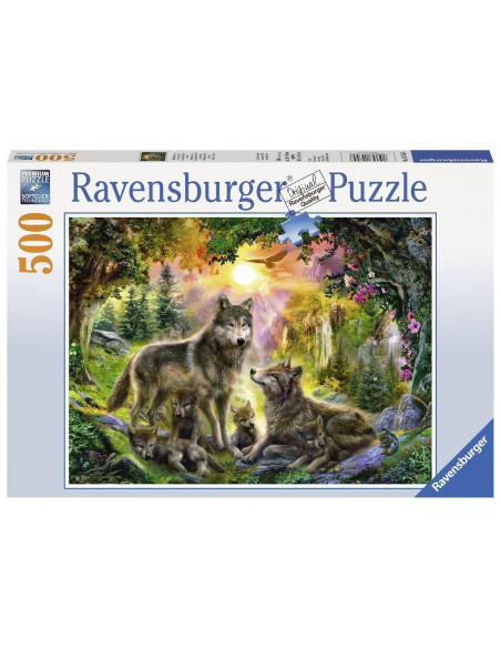 PUZZLE FAMILIA LUPILOR, 500 PIESE,RVSPA14745
