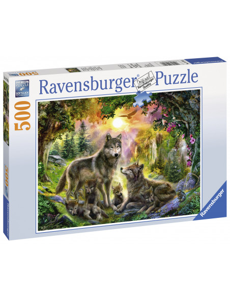 PUZZLE FAMILIA LUPILOR, 500 PIESE,RVSPA14745