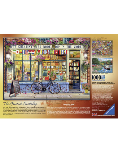 PUZZLE LIBRARIE GROZAVA, 1000 PIESE,RVSPA15337