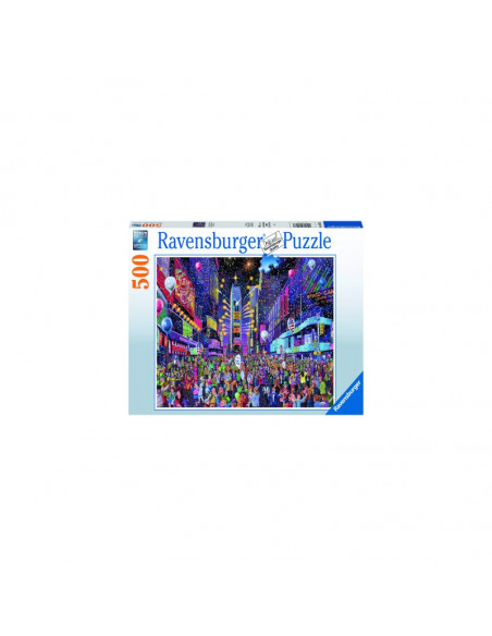 PUZZLE ANUL NOU TIME SQUARE, 500 PIESE,RVSPA16423