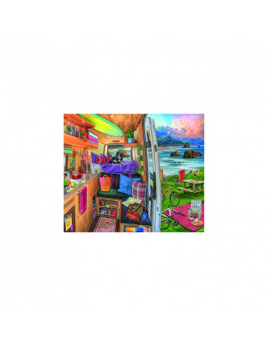 PUZZLE PRIVELISTE DIN RULOTA, 1000 PIESE,RVSPA16457