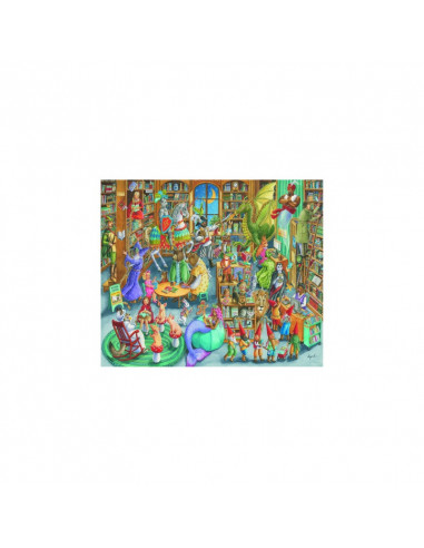 PUZZLE NOAPTE IN LIBRARIE, 1000 PCS,RVSPA16455