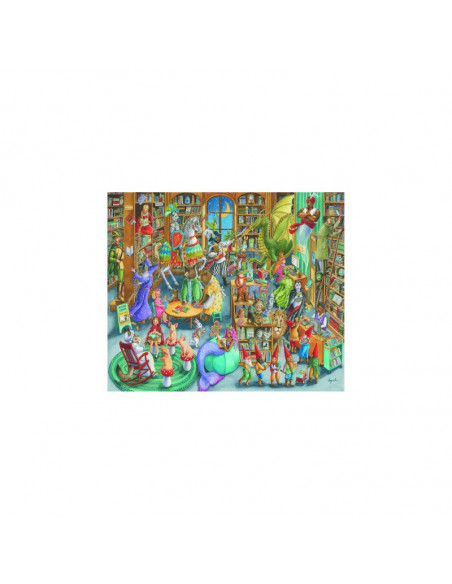 PUZZLE NOAPTE IN LIBRARIE, 1000 PCS,RVSPA16455
