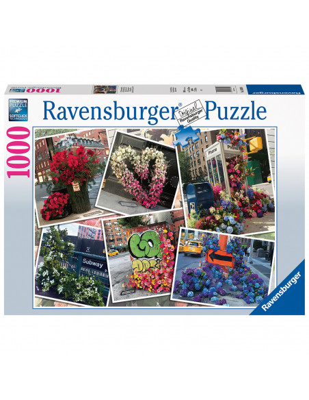 PUZZLE FLORI IN NEW YORK, 1000 PIESE,RVSPA16819