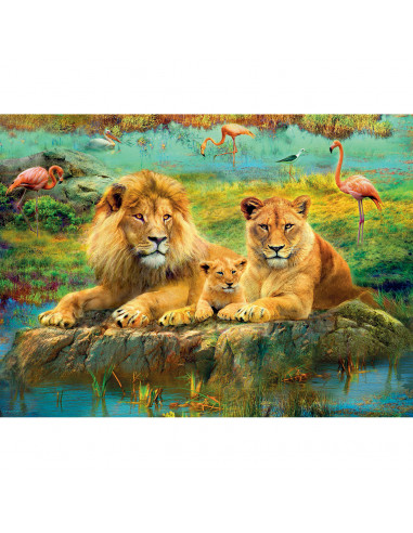 PUZZLE FAMILIE DE LEI, 500 PIESE,RVSPA16584