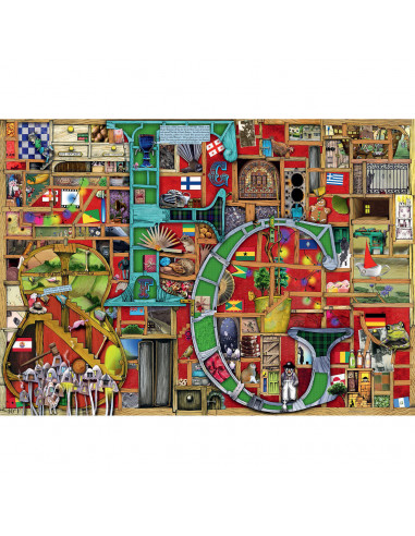 PUZZLE ALFABET COLIN THOMPSON, 1000 PIESE,RVSPA16761