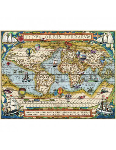 PUZZLE HARTA LUMII, 2000 PIESE,RVSPA16825