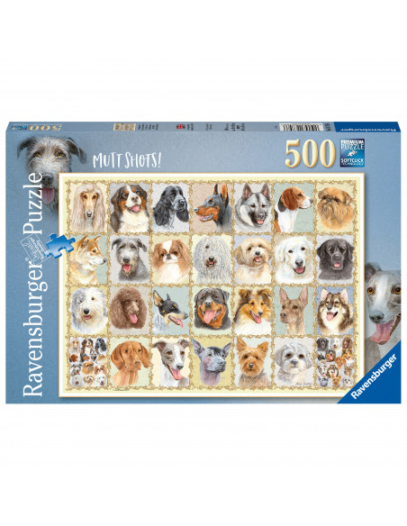 PUZZLE PORTRETE DE CAINI, 500 PIESE,RVSPA16758