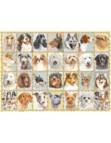 PUZZLE PORTRETE DE CAINI, 500 PIESE,RVSPA16758