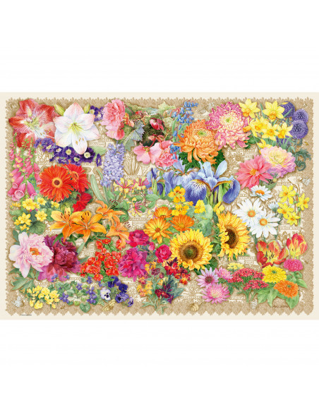 PUZZLE FLORI, 1000 PIESE,RVSPA16762