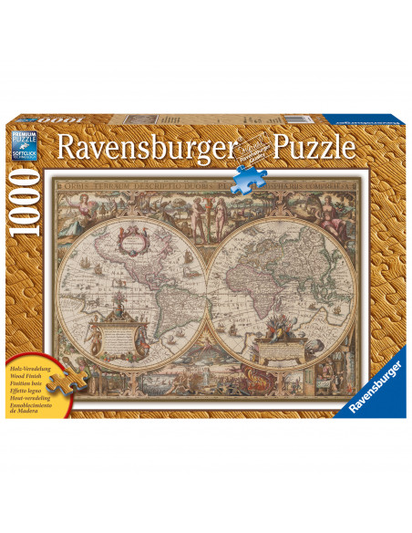 PUZZLE HARTA ANTICA A LUMII, 1000 PIESE,RVSPA19004