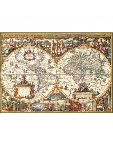 PUZZLE HARTA ANTICA A LUMII, 1000 PIESE,RVSPA19004