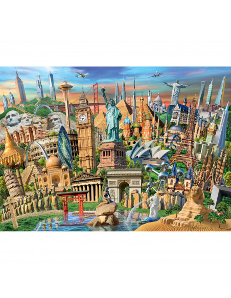PUZZLE OBIECTIVE TURISTICE, 1000 PIESE,RVSPA19890
