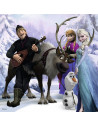PUZZLE + JOC MEMORY FROZEN 3 BUC IN CUTIE 25/36/49