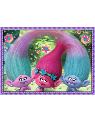 Puzzle Trolls, 4X100 Piese,RVSPC06861