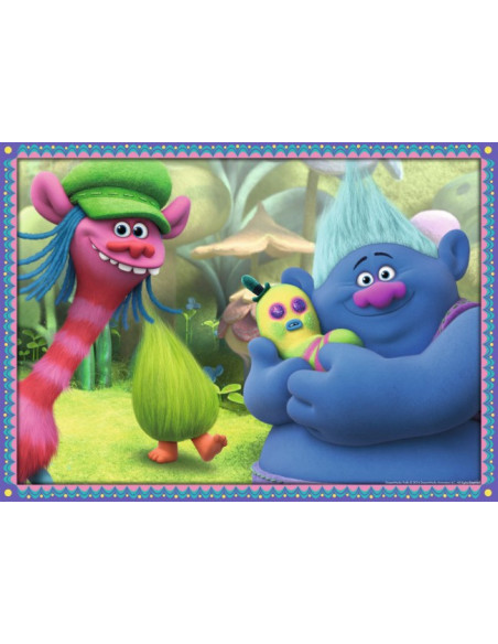Puzzle Trolls, 4X100 Piese,RVSPC06861