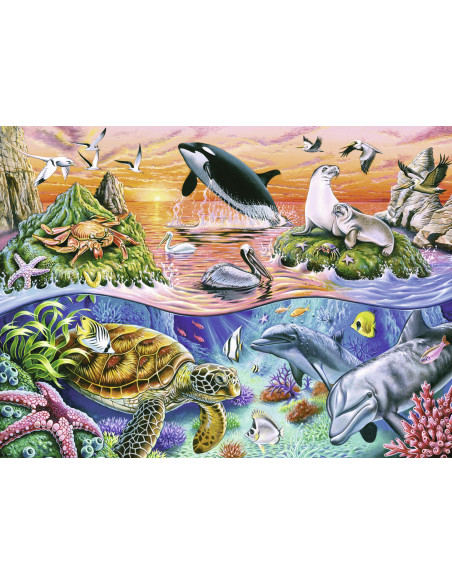 PUZZLE MINUNATUL OCEAN, 100 PIESE,RVSPC10681