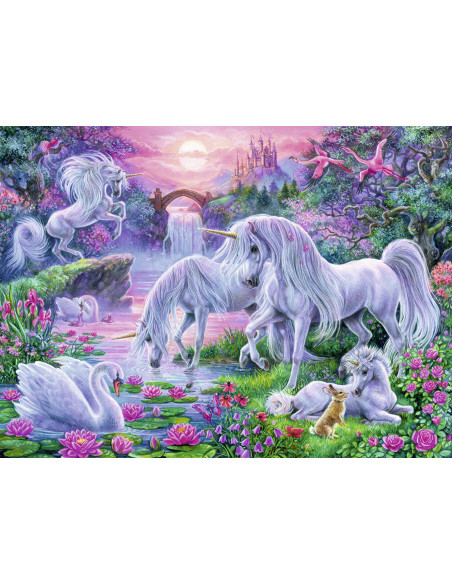 PUZZLE UNICORNI LA APUS, 150 PIESE,RVSPC10021