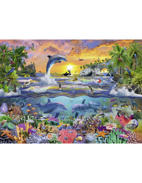 PUZZLE PARADIS TROPICAL, 100 PIESE,RVSPC10950