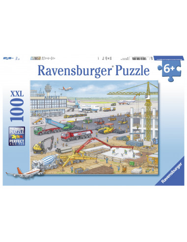PUZZLE SANTIER PE AEROPORT, 100 PIESE,RVSPC10624