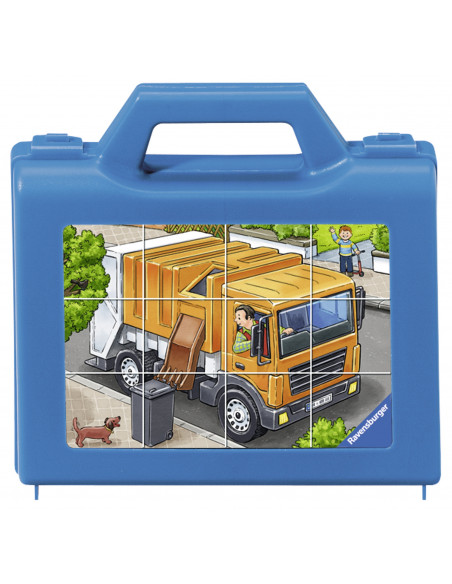 PUZZLE IN CUTIE VEHICULE, 12 PIESE,RVSPC07406