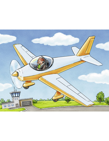 PUZZLE IN CUTIE VEHICULE, 12 PIESE,RVSPC07406