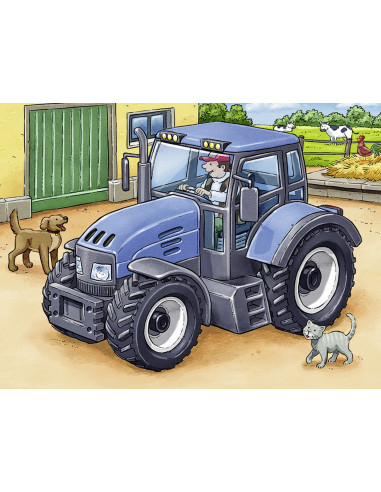 PUZZLE IN CUTIE VEHICULE, 12 PIESE,RVSPC07406