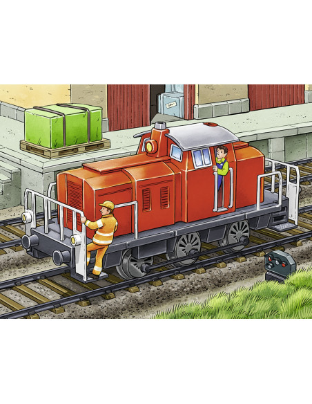 PUZZLE IN CUTIE VEHICULE, 12 PIESE,RVSPC07406