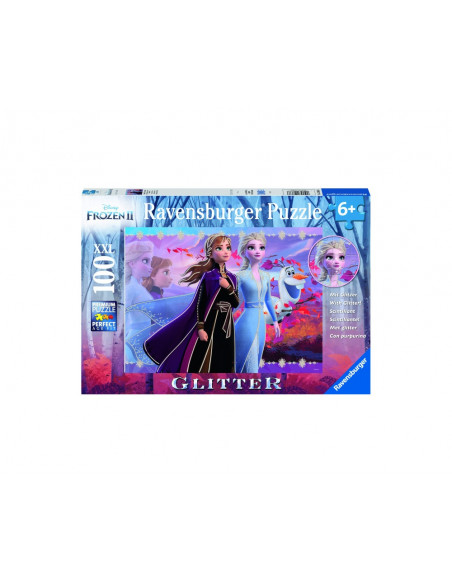 PUZZLE FROZEN II ELSA&ANNA, 100 PIESE,RVSPC12868
