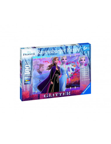 PUZZLE FROZEN II ELSA&ANNA, 100 PIESE,RVSPC12868