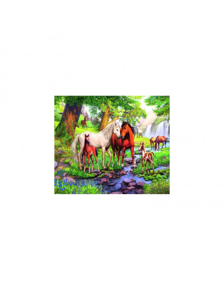 PUZZLE FAMILIE DE CAI LA RAU, 300 PIESE,RVSPC12904