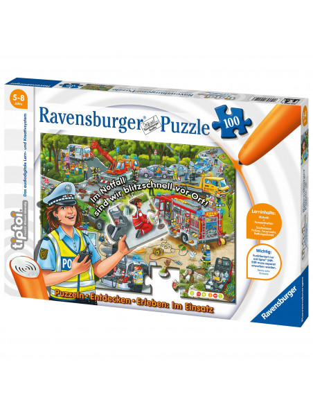 PUZZLE TIPTOI STRADA IN CONSTRUCTIE, 100 PIESE,RVSPC00554