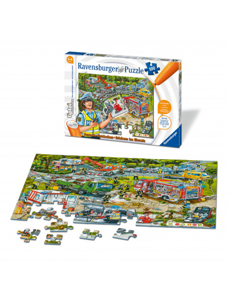 PUZZLE TIPTOI STRADA IN CONSTRUCTIE, 100 PIESE,RVSPC00554