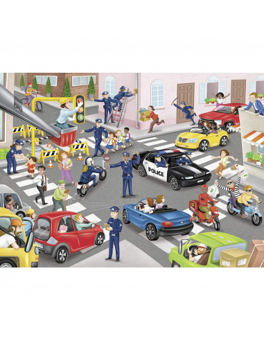 PUZZLE PATRULA DE POLITIE, 100 PIESE,RVSPC10401