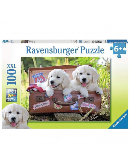 PUZZLE CATEI IN VALIZA, 100 PIESE,RVSPC10538